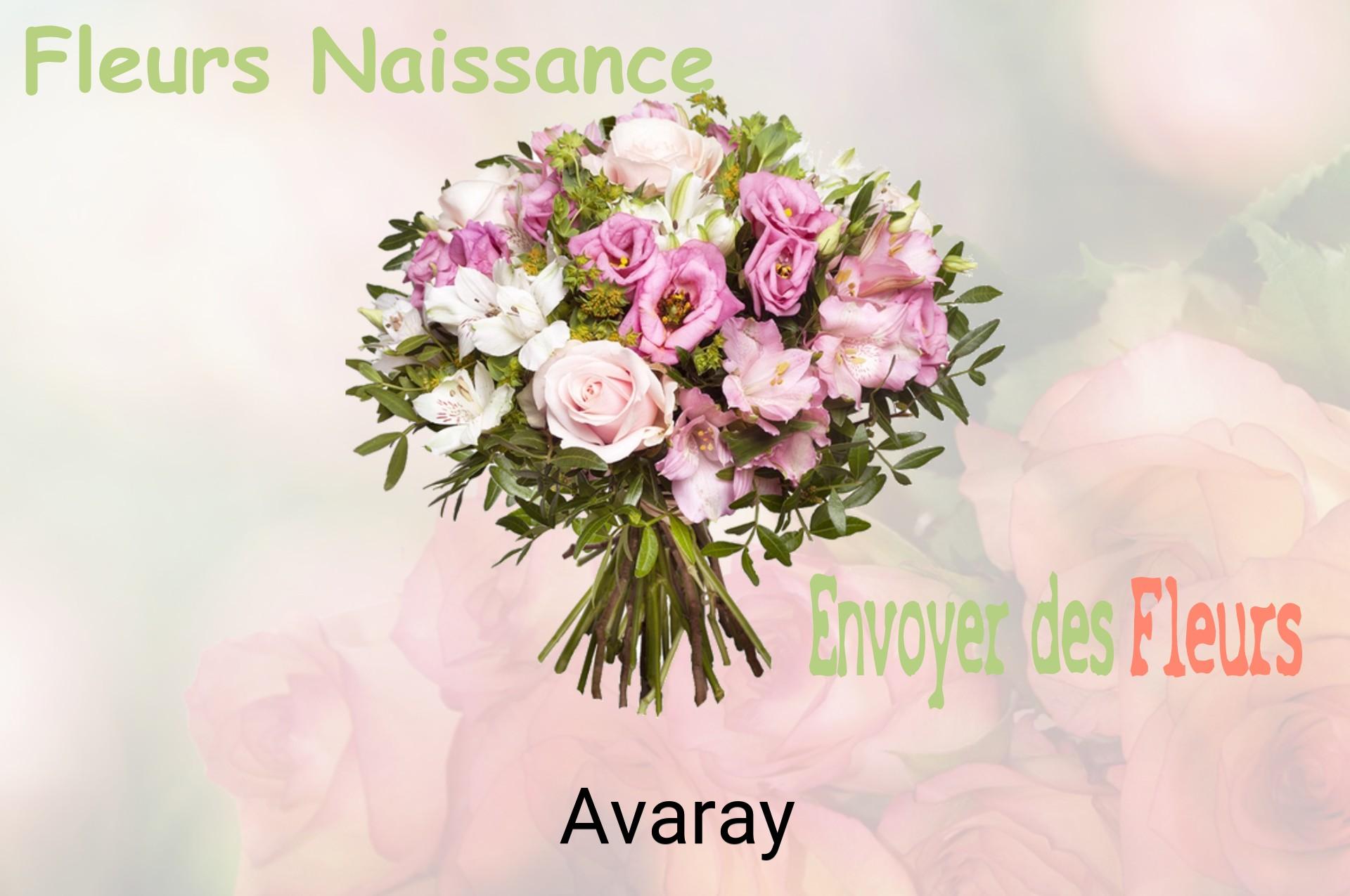 Bouquet de fleurs de naissance livré à Avaray